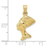 10k 3-D Nefertiti Pendant - Image 3