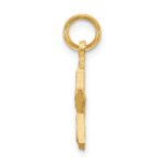 10K Diamond-Cut Flat Back Star Charm - Image 2