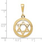 10K Star Of David Charm - Image 3