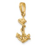 10k 3-D Anchor with Rope Pendant - Image 5