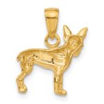 10K Chihuahua Dog Pendant - Image 3