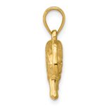 10k 3-D Elephant Pendant - Image 2