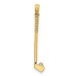10k 3-D Single Golf Club with Ball Charm - Image 4