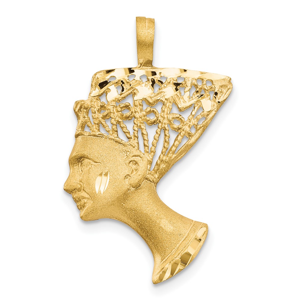 10C371.jpg 10K Nefertiti Pendant - Image 1