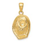 10K Baseball Glove And Ball Pendant - Image 4