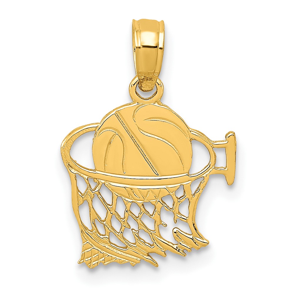 10C3776.jpg 10K Basketball in Net Pendant - Image 1