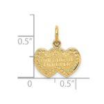 10K You and Me Forever Heart Charm - Image 3