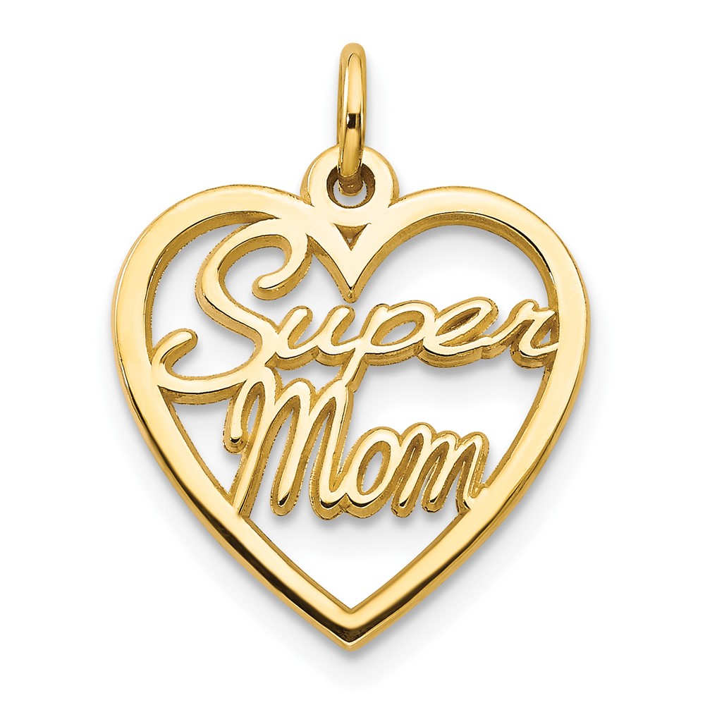 10C435.jpg 10K SUPER MOM Charm - Image 1