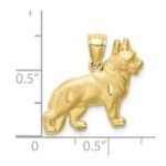 10K Diamond-cut German Shepard Pendant - Image 3
