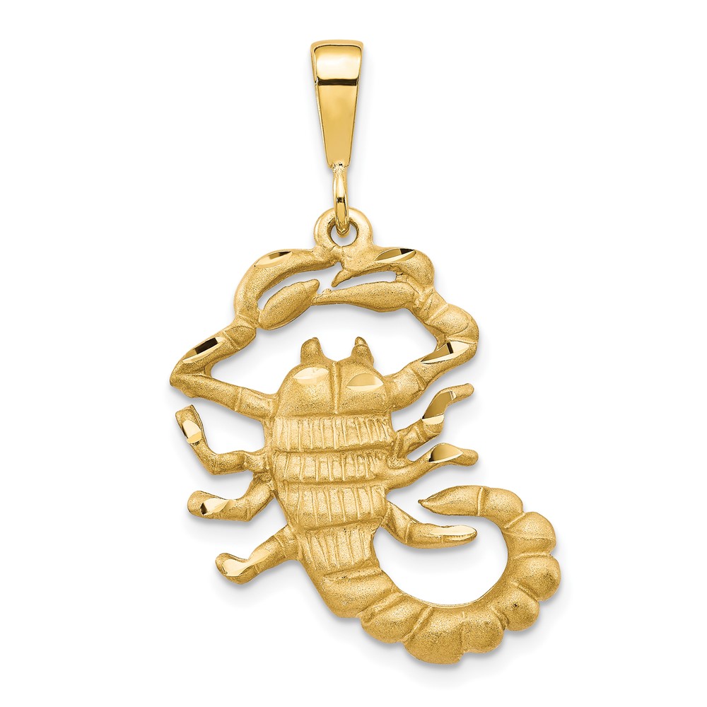 10C557.jpg 10k Scorpion Charm - Image 1