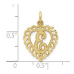 10k Initial E Charm - Image 3