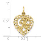10k Initial K Charm - Image 3