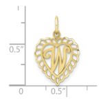 10k Initial W Charm - Image 4