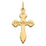 10K Eastern Orthodox Cross Charm - Image 4