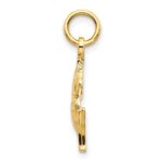 10k Solid Carousel Horse Charm - Image 2