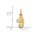 10k Initial G Charm - Image 3