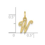 10k Initial W Charm - Image 4