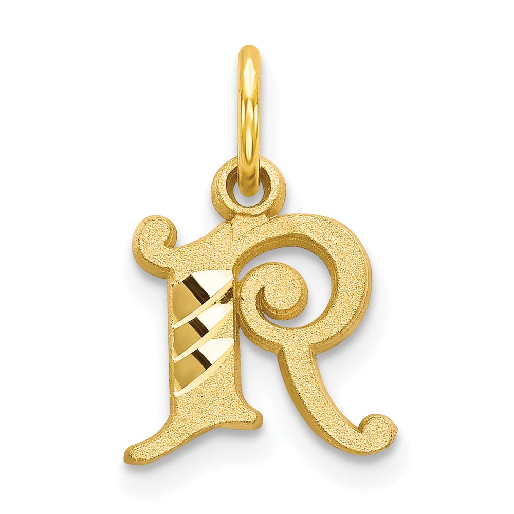 10C764R.jpg 10k Initial R Charm - Image 1