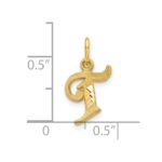 10k Initial T Charm - Image 3