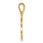 10k Initial F Pendant - Image 2