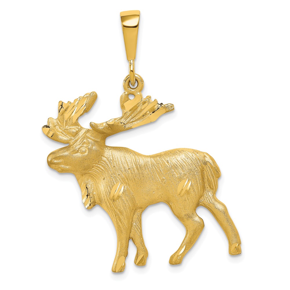 10C801.jpg 10k Moose Charm - Image 1