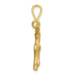 10k Solid Gymnast Charm - Image 2