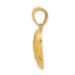 10k Diamond-Cut Heart Charm - Image 2