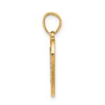 10K Two-tone w/White Rhodium 15 Heart Pendant - Image 2