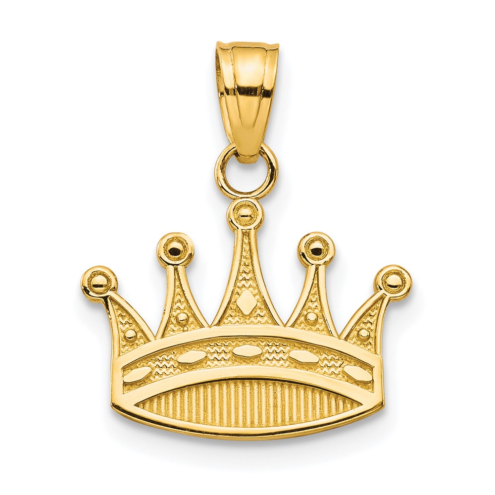 10C988.jpg 10k Crown Charm - Image 1