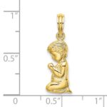 10k Praying Boy Charm - Image 3