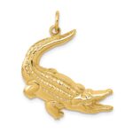 10k Alligator Charm