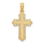 10k Budded Cross Charm - Image 4