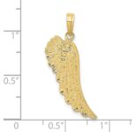 10K Angel Wing Pendant - Image 4