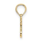 10K Polished / Textured I LOVE GOLD Charm - Image 2