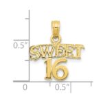 10K SWEET 16 Pendant - Image 3