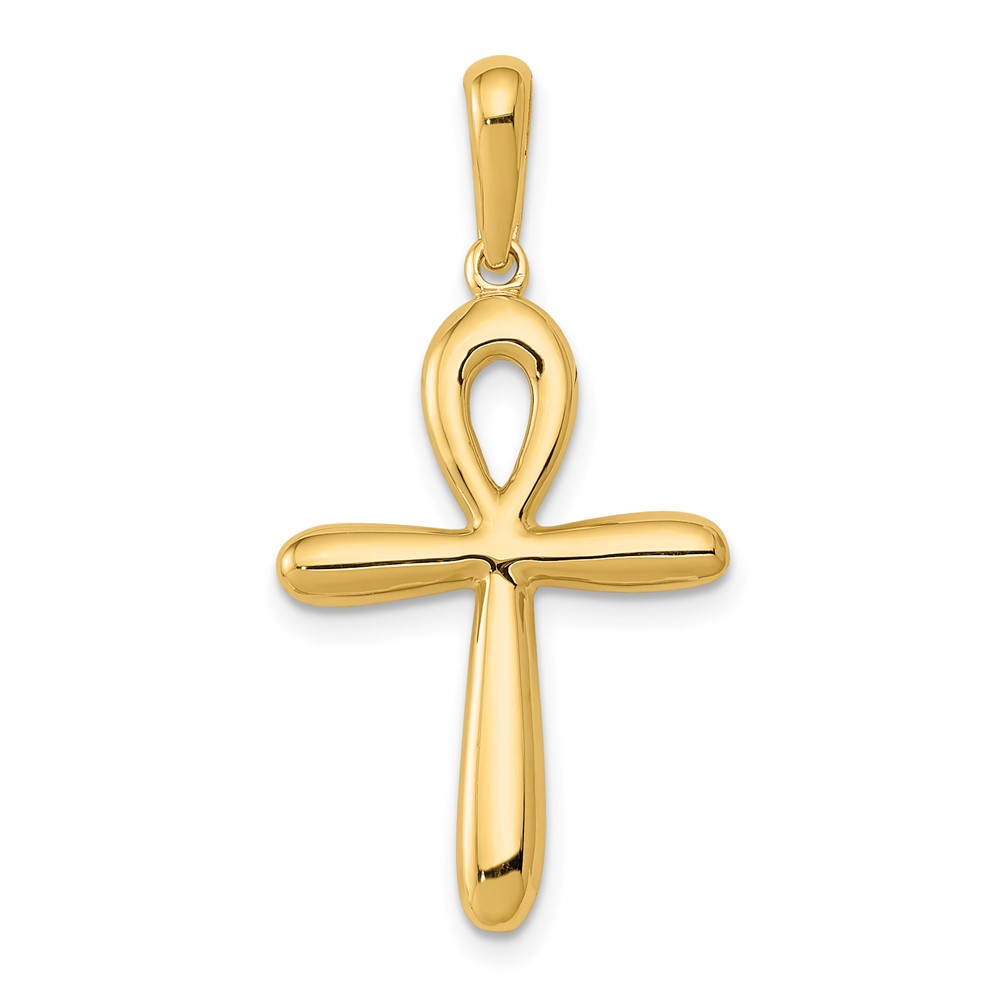 10K2277.jpg 10k Ankh Cross Pendant - Image 1
