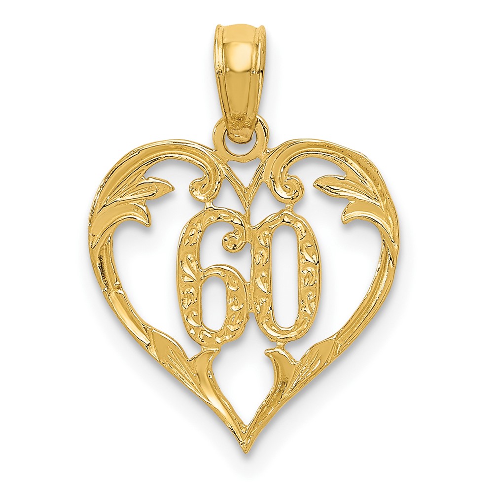 10K2616.jpg 10k 60 Heart Pendant - Image 1