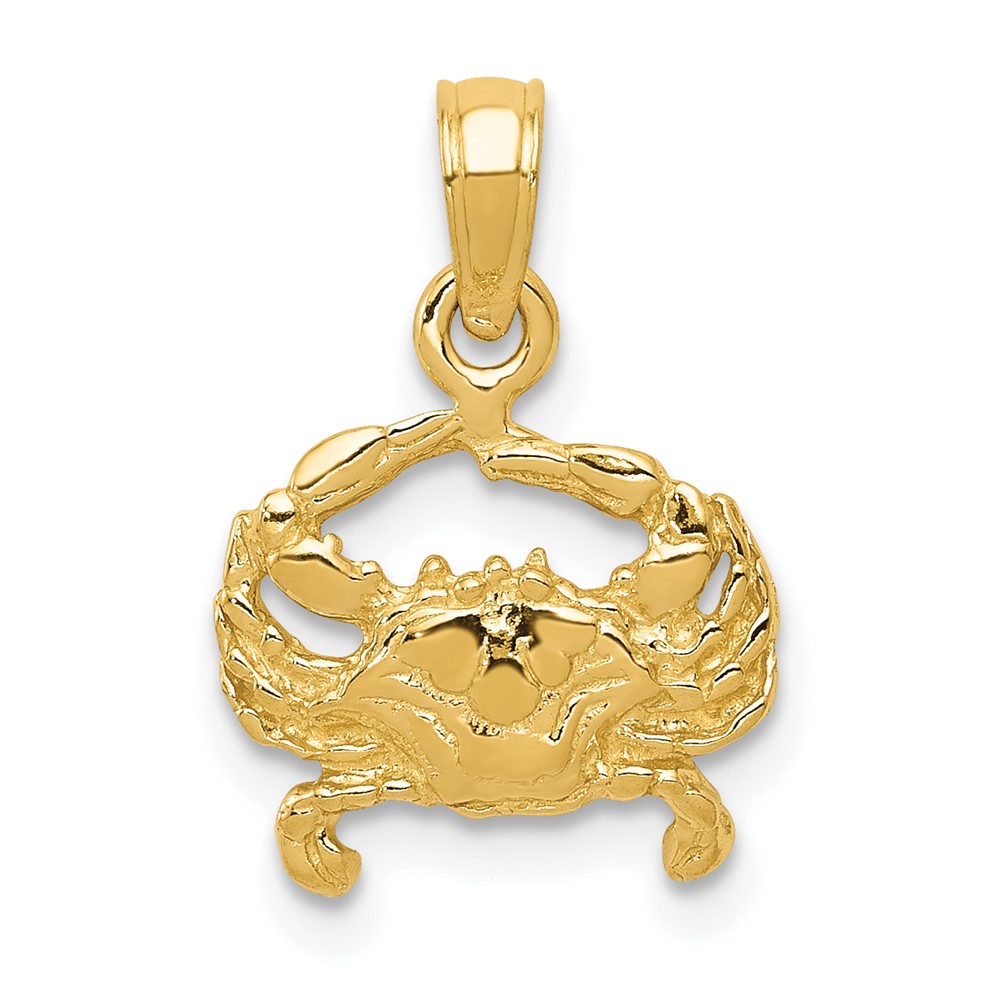 10K2990.jpg 10k Crab Pendant - Image 1