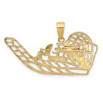 10K Air Boat Pendant - Image 4