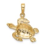 10K Turtle Pendant - Image 3