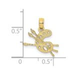 10k Paint Pallet Charm - Image 3