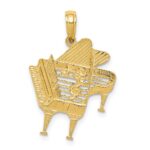 10k Piano Pendant