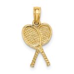 10K Tennis Racquets Pendant - Image 4
