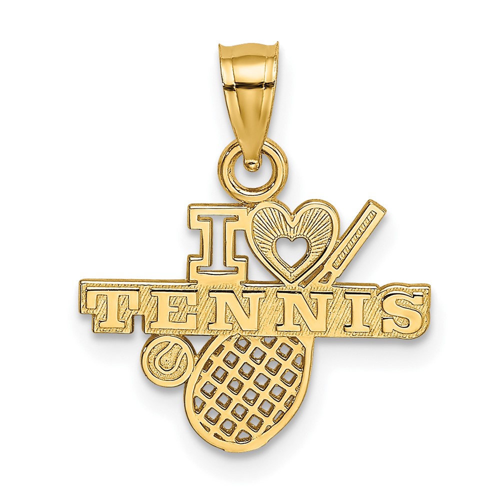 10K3570.jpg 10K I HEART TENNIS Charm - Image 1