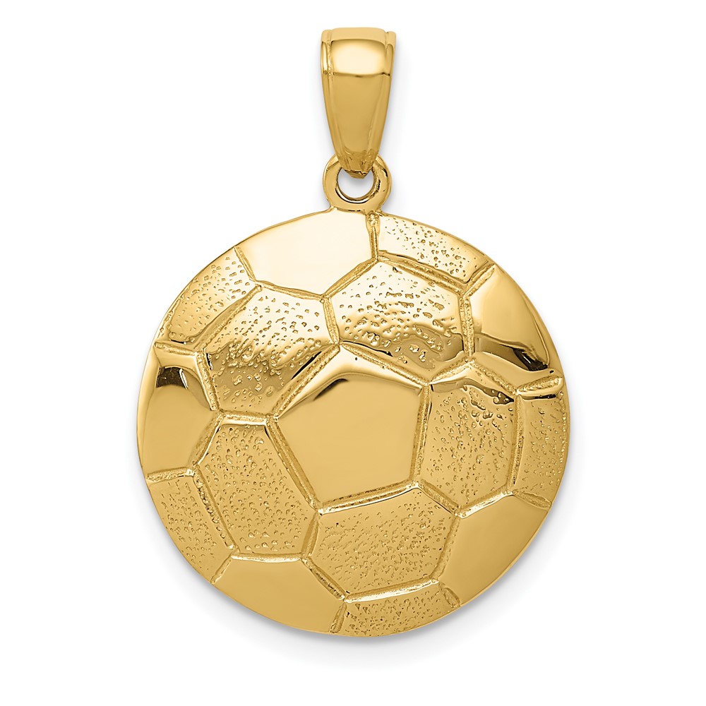 10K3584.jpg 10k Soccer Ball Pendant - Image 1