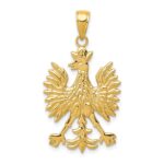 10K Phoenix Mythological Bird Charm