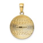 10K Diamond-Cut Baseball Charm - Image 3
