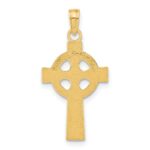 10k Celtic Cross w/Eternity Circle Pendant - Image 4