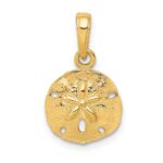 10k Sand Dollar Pendant