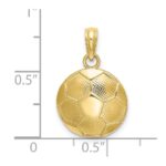 10K Soccer Ball Charm - Image 3